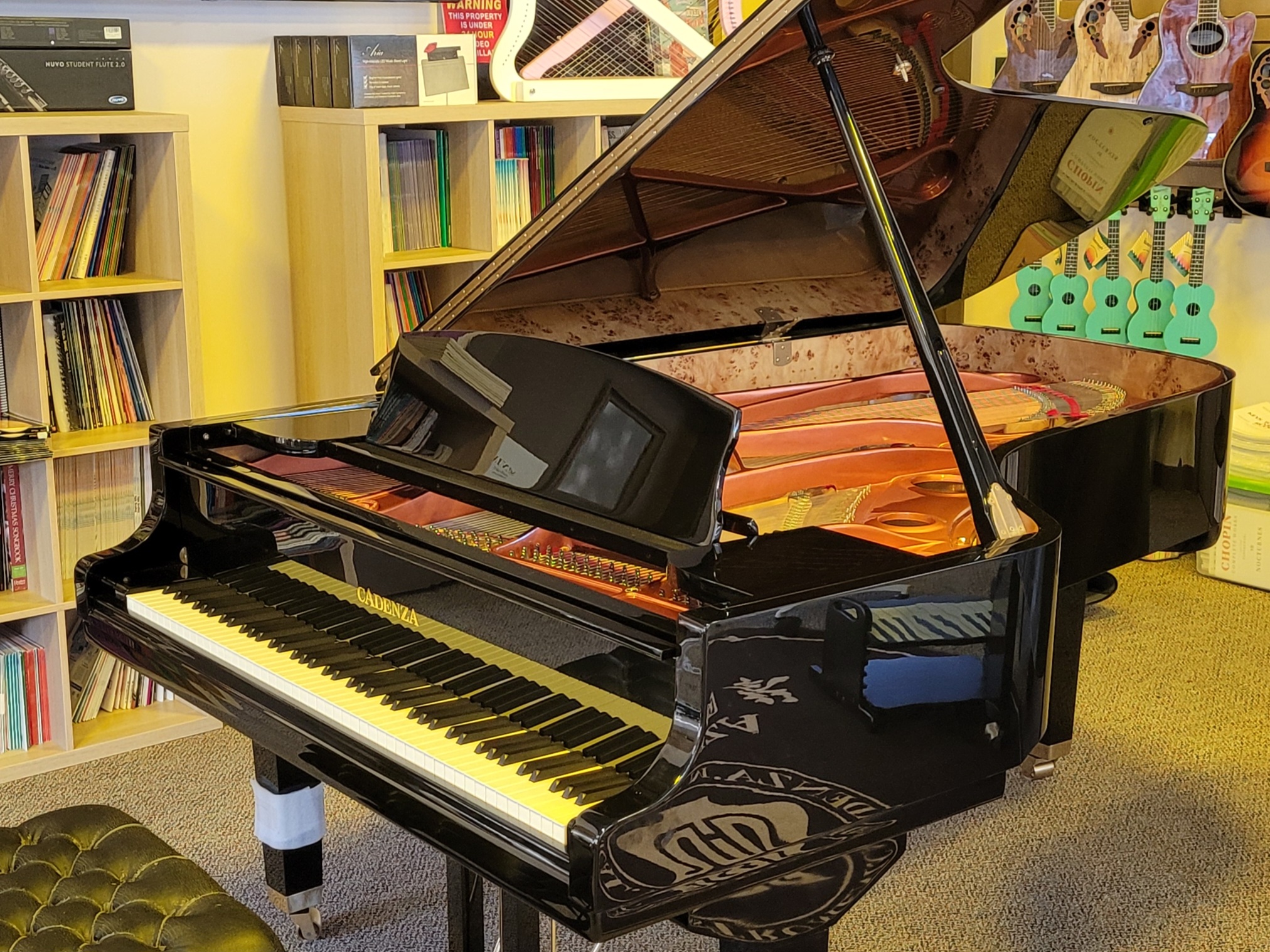 Our brand new Cadenza Grand Piano.